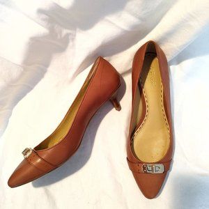 Coach kitten heeled pumps